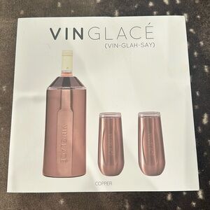 Brand new in box Vinglace set - copper color